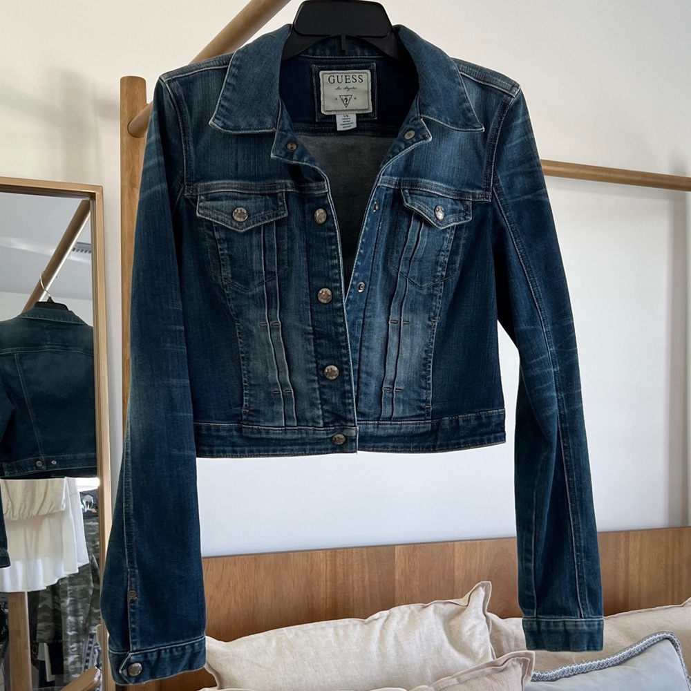 Guess Dark Blue Denim Jacket